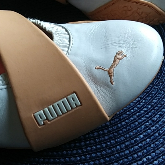 Leather Puma slip ons, GUC - Picture 2 of 7